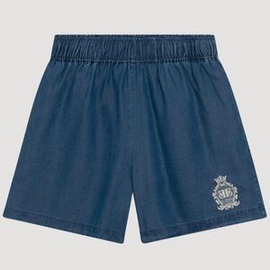 Chambray Crest Shorts EllandEmm